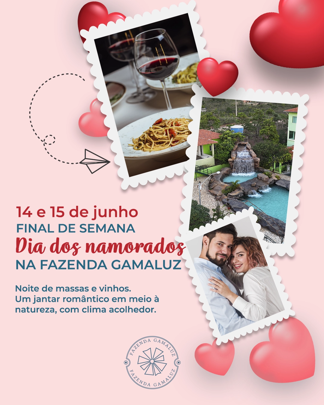 Final de semana dia dos namorados banner